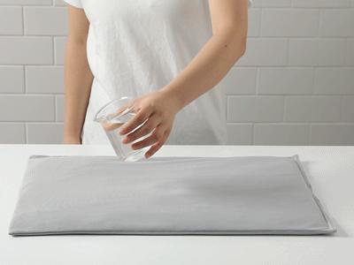 时尚地垫瞬间吸水,神奇的吸水地垫