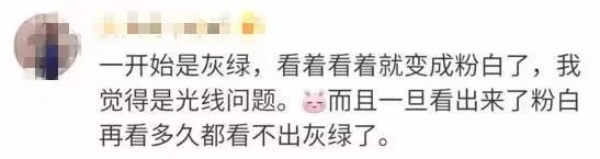 粉白还是灰绿鞋子原图,有争议的鞋子灰绿