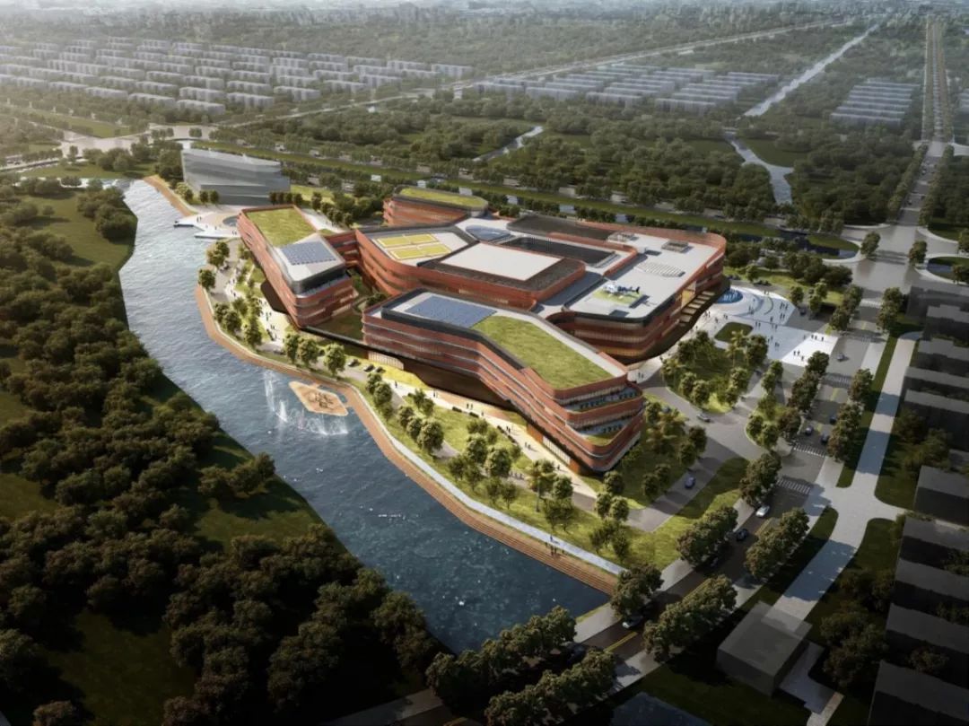 有宝龙城市广场、万达茂，复旦大学附属妇产科医院青浦分院，兰生复旦青浦分校...的青浦新城未来将打造成城市副中心