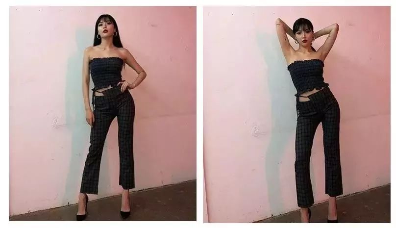 lisa新打歌服发光,lisa同款蓝色打歌服