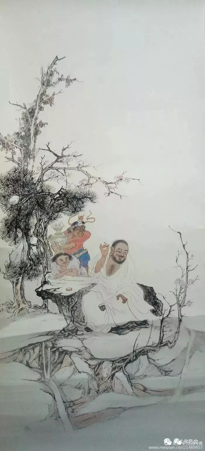 禅意和尚书法大师,中国著名禅意画画家