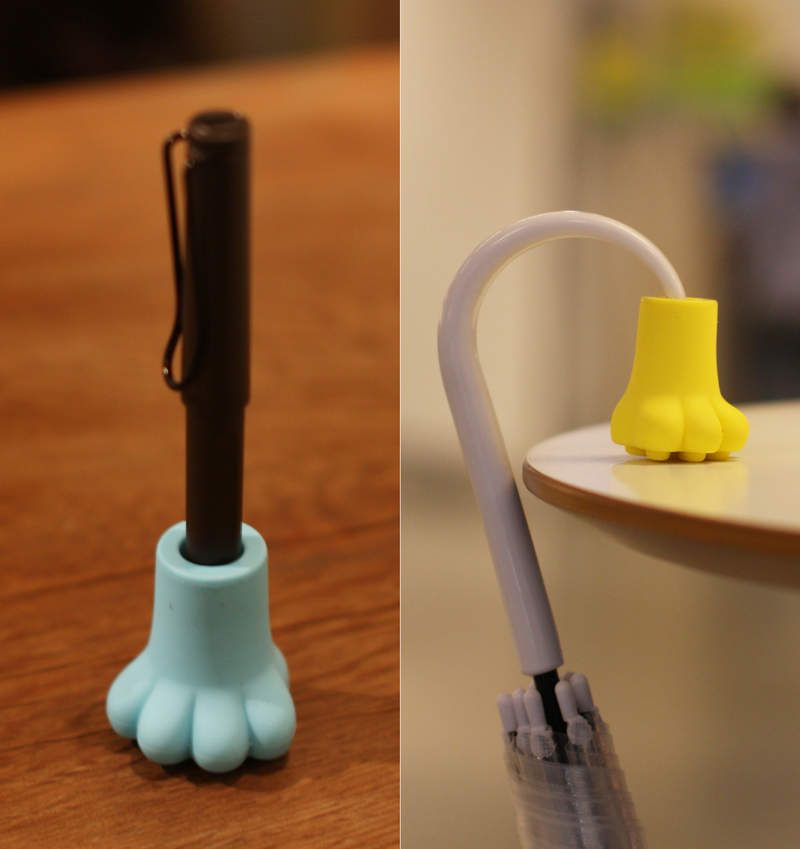 梅雨季也能好心情日疯传「猫咪掌印」伞套