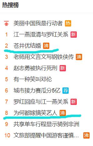 苍井优结婚了,现在去当搞笑艺人还来得及娶新垣结衣