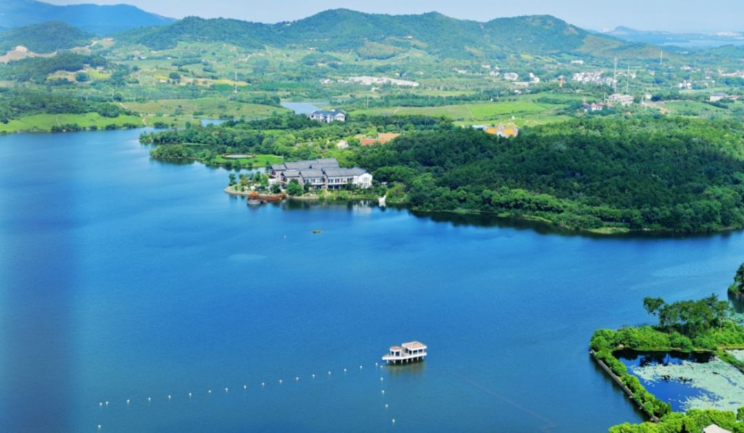 天目湖航拍美景,天目湖风景区航拍