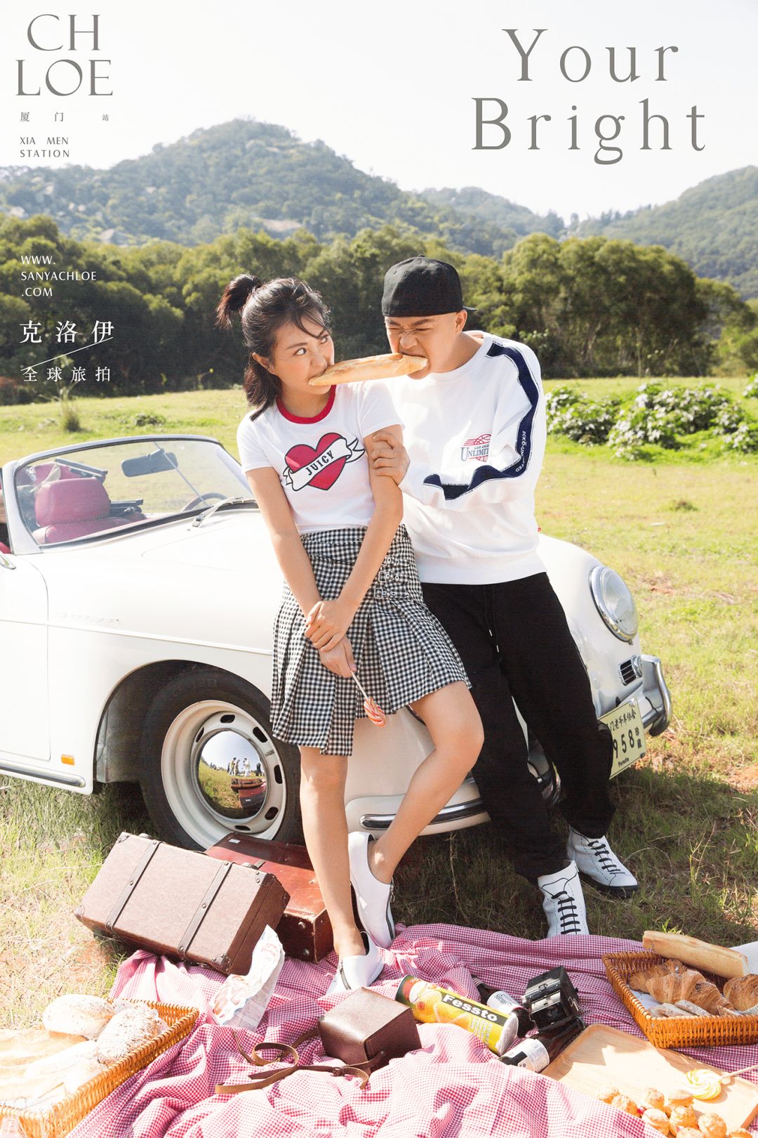 婚纱照拍摄田园风,室内婚纱照这样拍更美