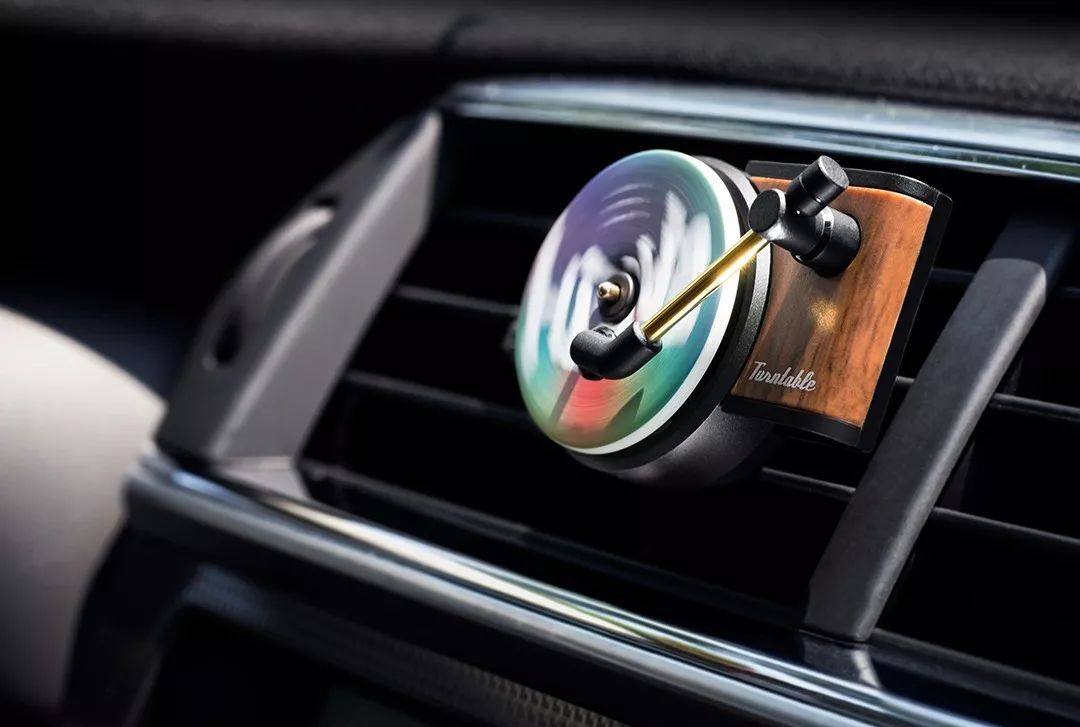 复古唱片机车载香熏,复古唱片车载香水