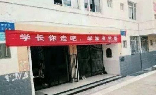 高校走心毕业季标语惹哭网友,催泪的毕业季横幅