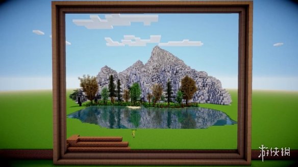 无纸笔亦可作画！《我的世界》还原鲍勃·罗斯作品