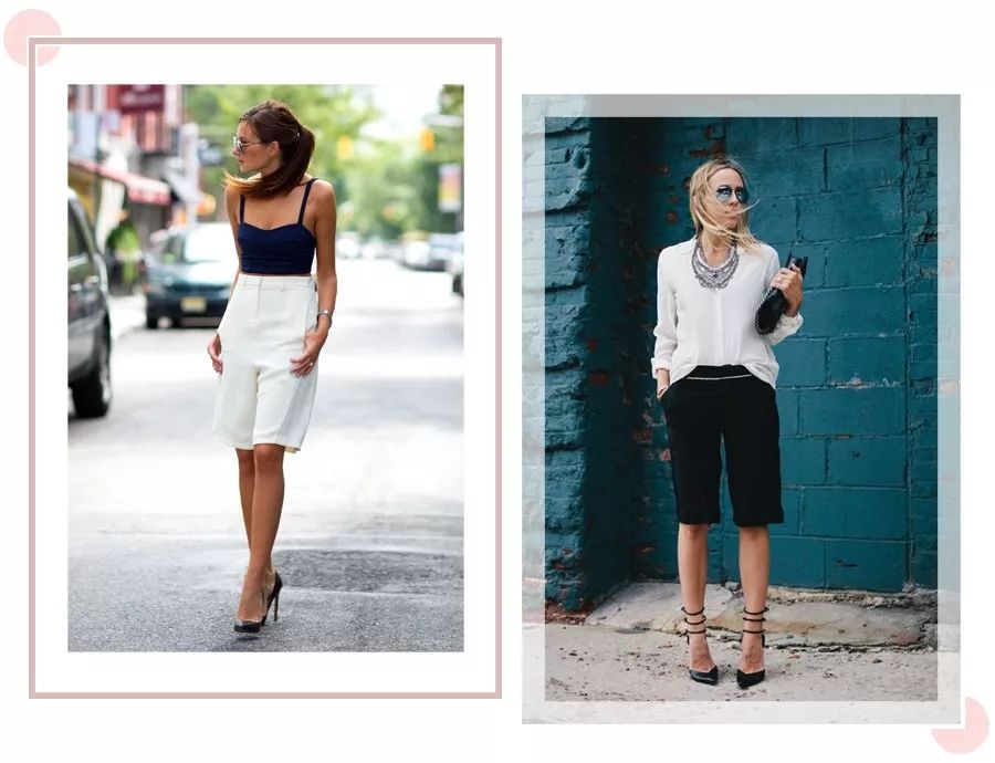 今年最流行的4条短裤时髦有型,显瘦遮肉的七分短裤