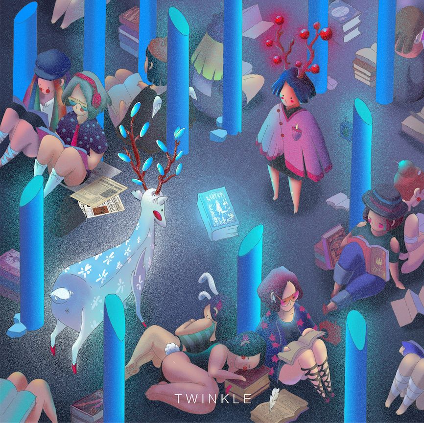 iPad软件Procreate「梦境之夏」风格插画10节课，一起描绘梦中的夏天