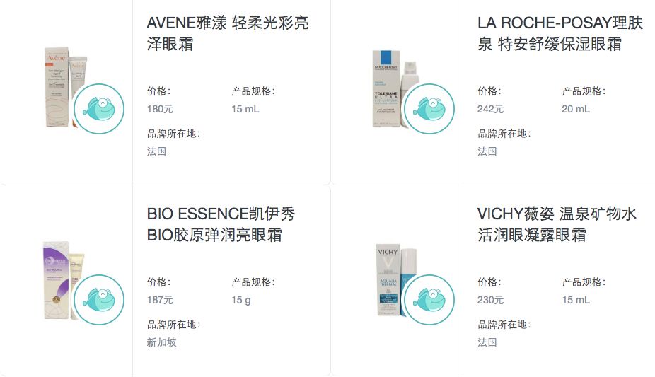 4成抗衰老眼霜抗衰老功效并不显著，同样功效的眼霜价格竟相差7倍？小鱼抗衰老眼霜绿鱼榜单为你揭晓