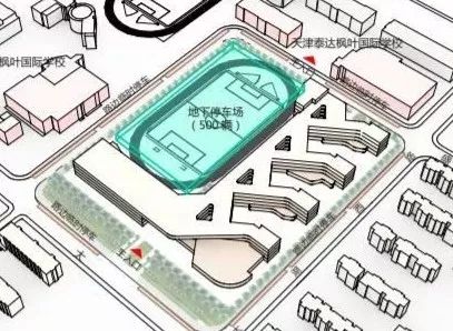 泰达实验西校区,泰达实验学校西校区平面图