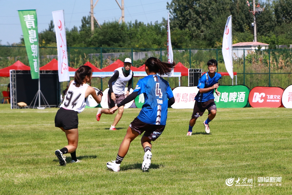 力量与速度同台竞技青岛（莱西）2019休闲体育大会国际飞盘邀请赛开赛