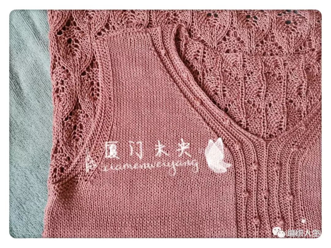 女士棒针背心外穿款式,v领针织棒针宽松背心女