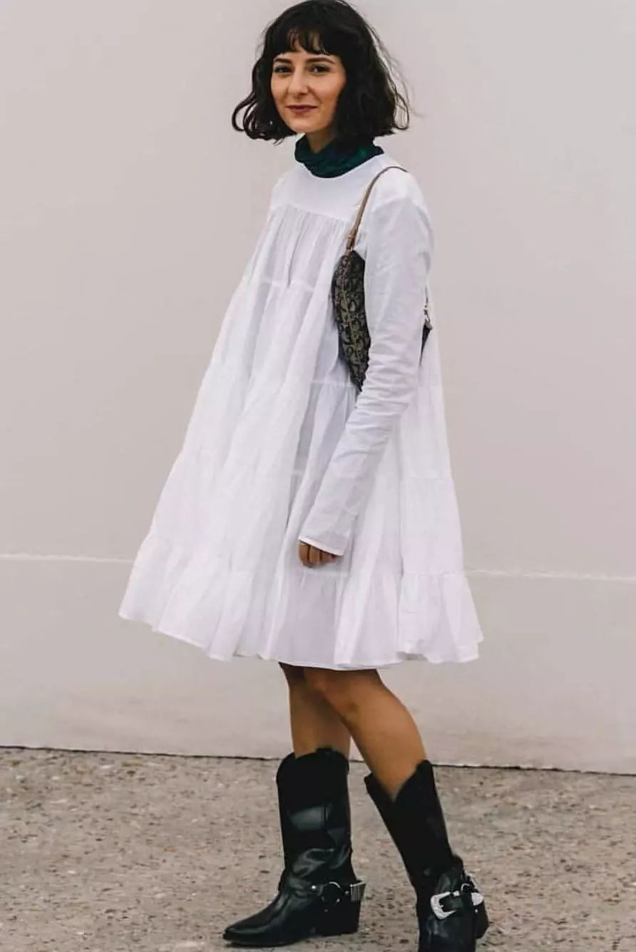 秋冬黑红裙子大码胖mm显瘦遮肉,今年最火的裙子显瘦遮肉