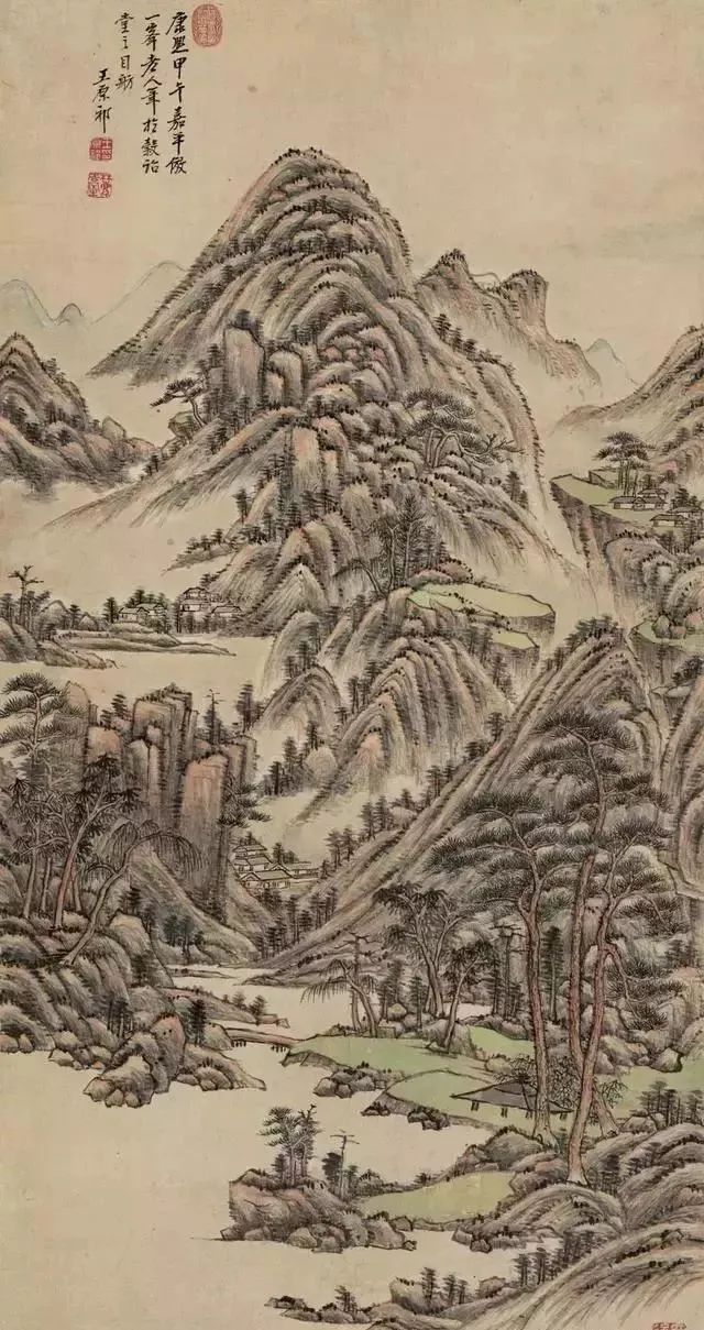 清初画坛之四王与四僧的较量,清初画坛六大家