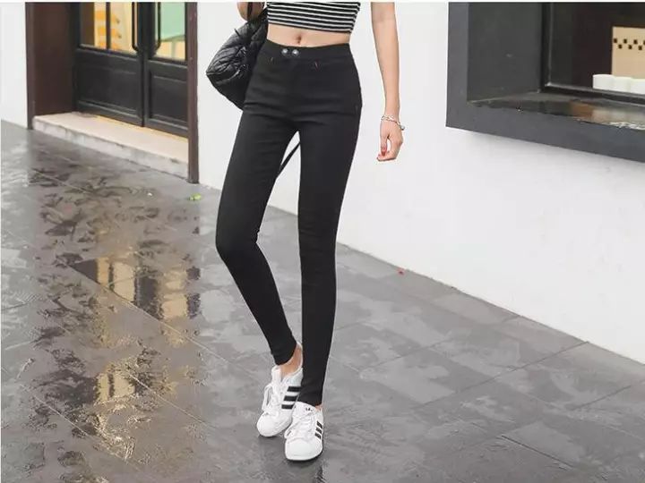 显瘦20斤小黑裤,显瘦到尖叫小黑牛仔裤