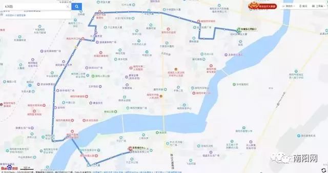 南阳公交4路线路图,南阳公交线路图高清