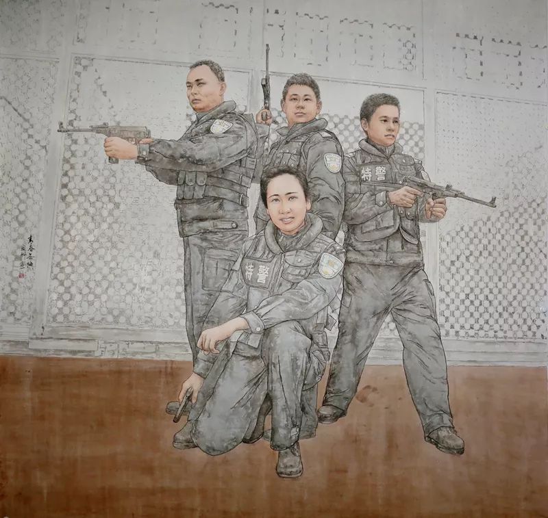 山东监狱书法展示,山东监狱疫情绘画作品展示