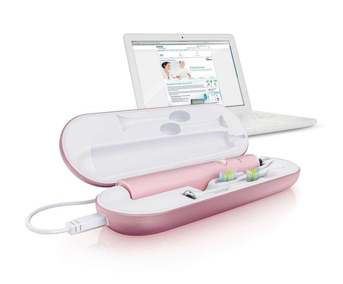 飞利浦声波电动牙刷情侣礼盒,飞利浦牙刷钻石系列最新款