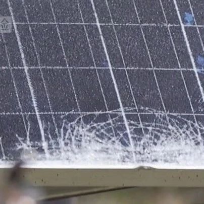 破损的光伏组件,光伏破损视频