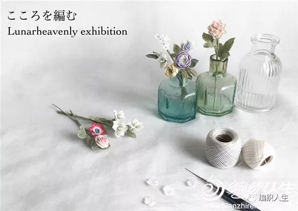 蕾丝牡丹花朵钩织教程,蕾丝线钩织花卉教程