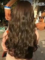 jennie发型双丸子头编发,黑色大波浪长发发型jennie