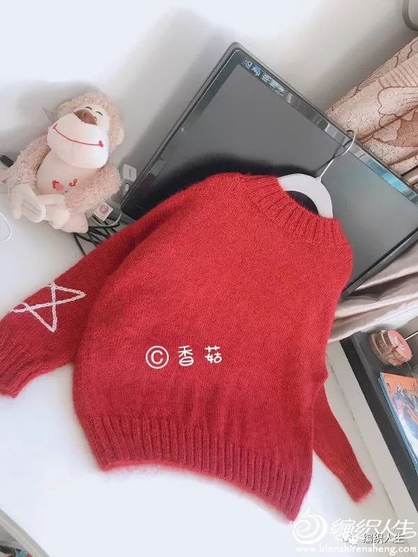 7岁女孩套头毛衣满天星编织教程,26支羊绒3股宝宝套头毛衣编织方法