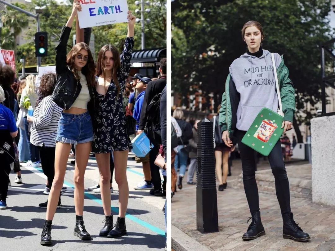 秋冬季马丁靴怎么穿显瘦,秋冬最火的马丁靴百搭时髦帅炸了