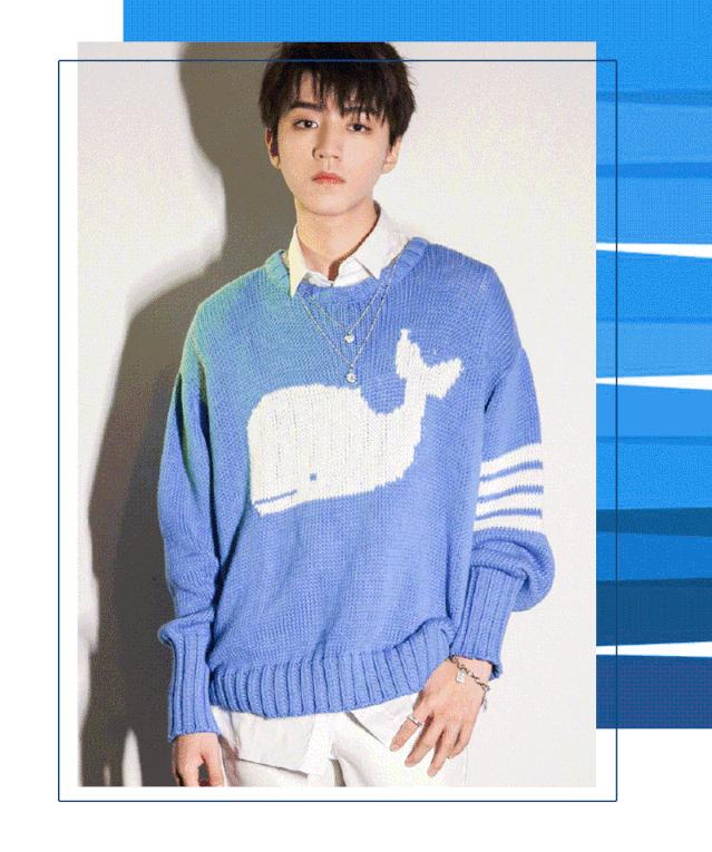 王俊凯的代言色究竟是哪种“蓝”？