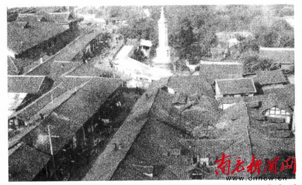 80年代南充模范街老照片,南充老巷子老照片