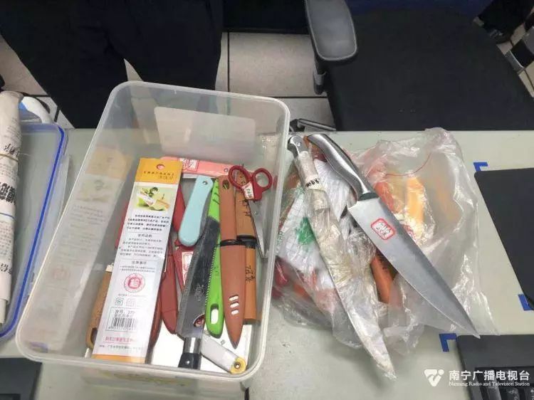 南宁警方查到管制刀具,南宁医院安检事件