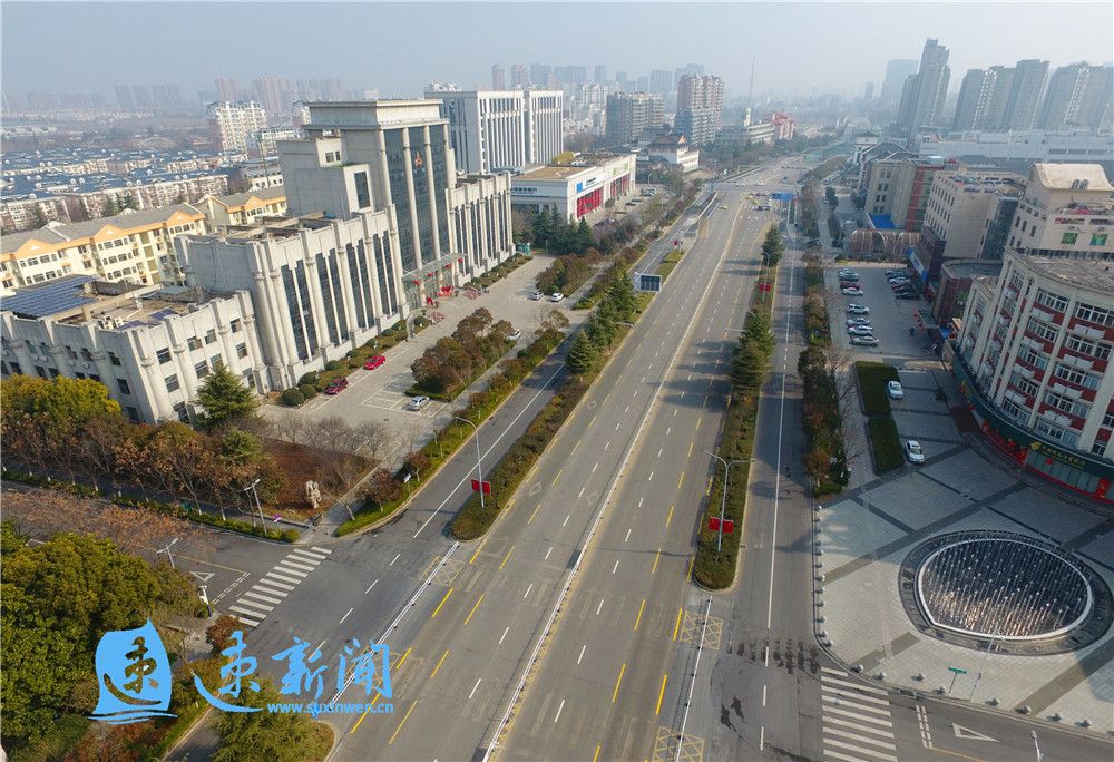 航拍宿迁古黄河水景公园,宿迁美景视频大全