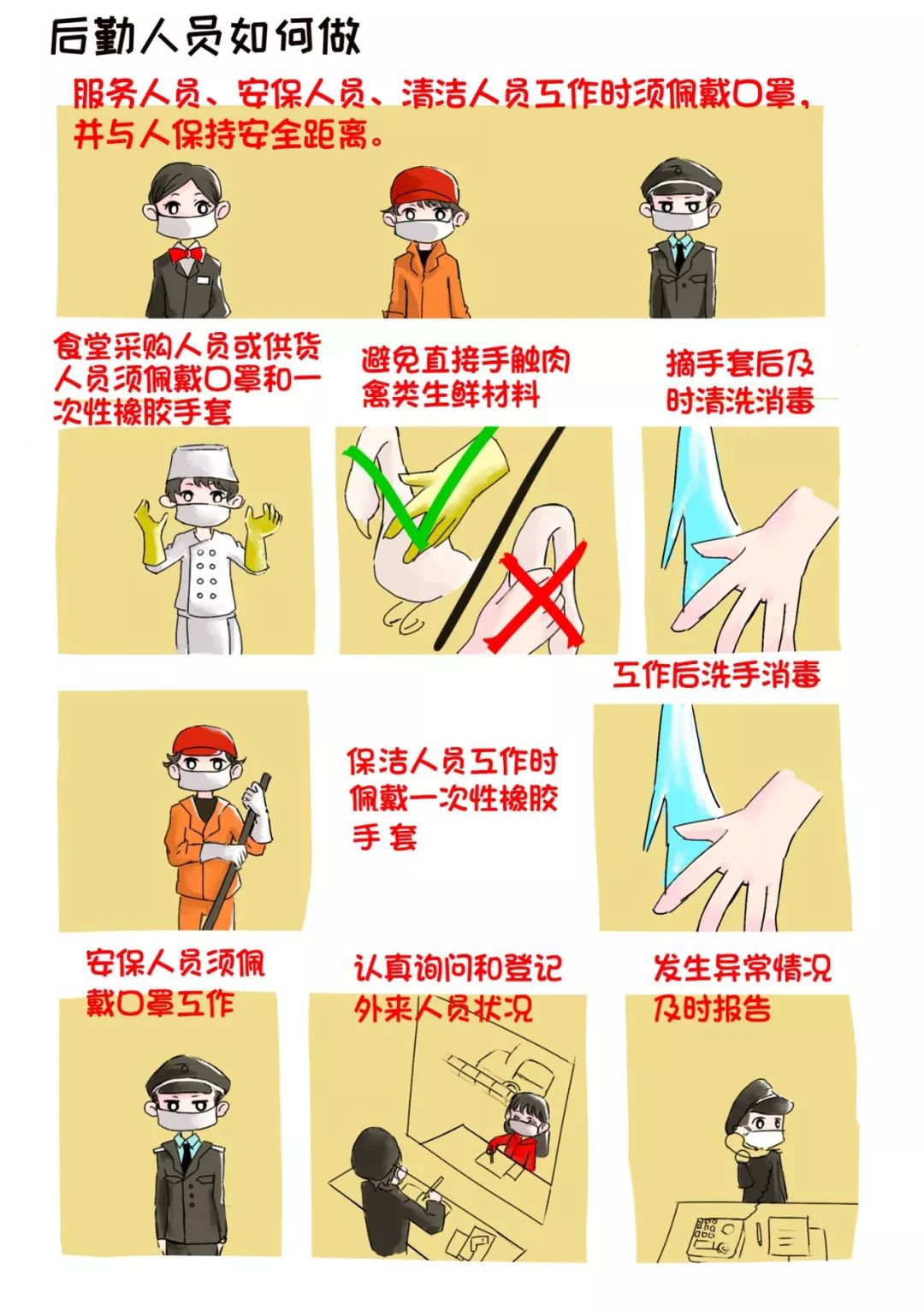 漫画新型冠状病毒肺炎十大症状,如何预防新型冠状病毒肺炎的漫画