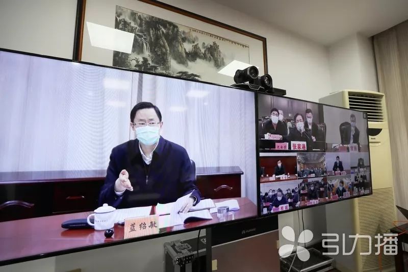 企业有序复工首日,蓝绍敏视频调度苏州情况…