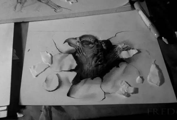 黑暗3d绘画作品,不敢相信眼睛的3d画