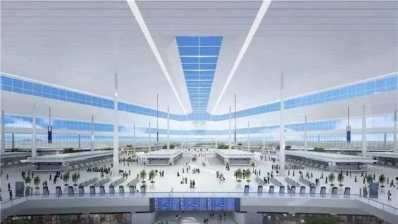 长沙黄花机场变化图,新长沙黄花国际机场效果图