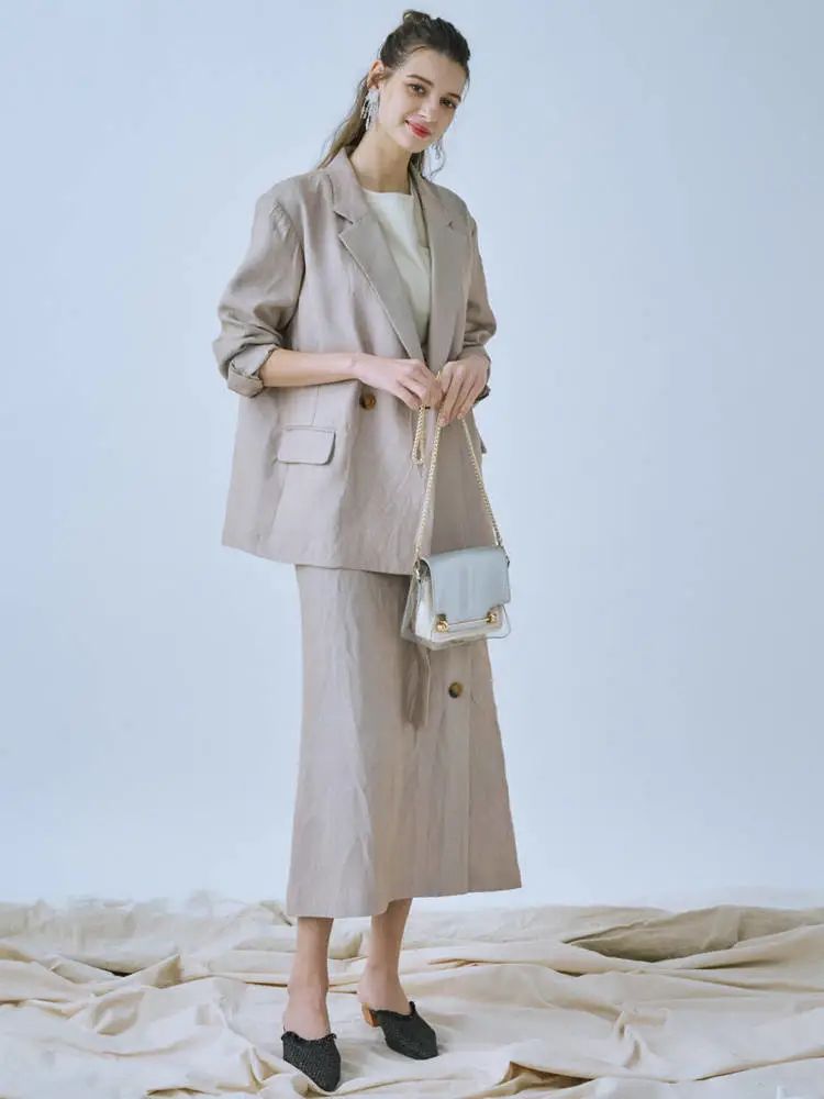 开春穿搭西装收腰裙,西装内搭裙子高级感减龄潮款