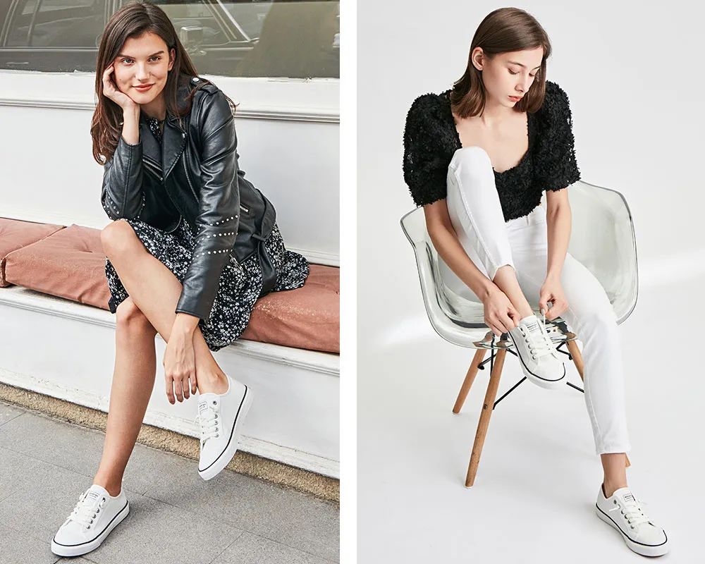 防脏帆布小白鞋,帆布鞋无后跟无鞋带