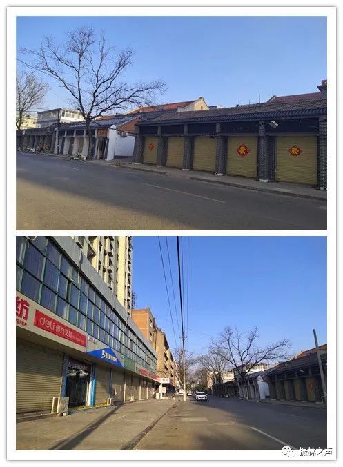 林州步行街实景,林州仿古一条街