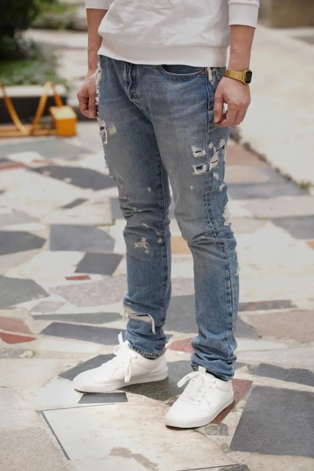 百年老牌的小白鞋,英国小白鞋免鞋带