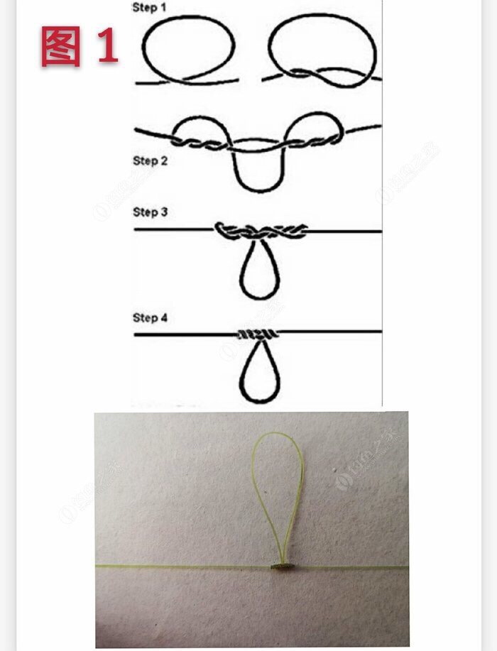 防缠串钩线组绑法,不会缠绕的串钩线组