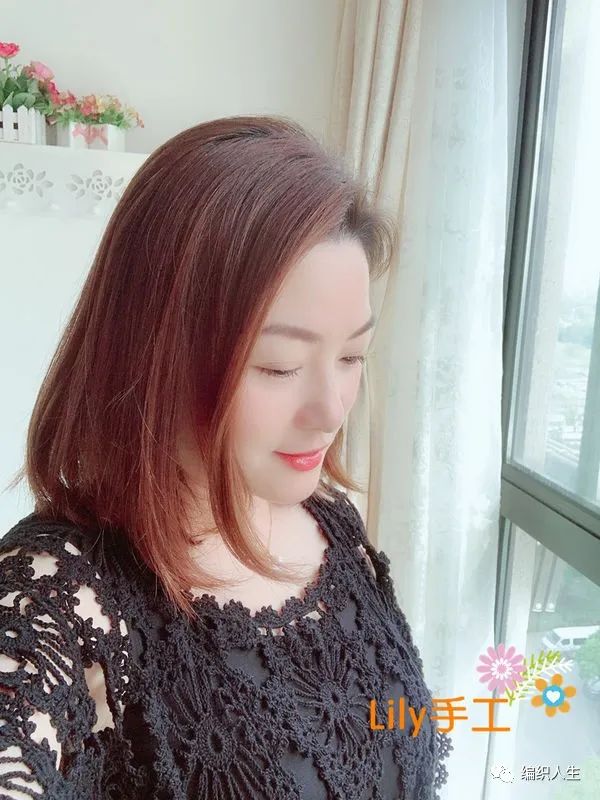 花涧溪：女士夏季钩针套头拼花连衣裙（有编织图解）