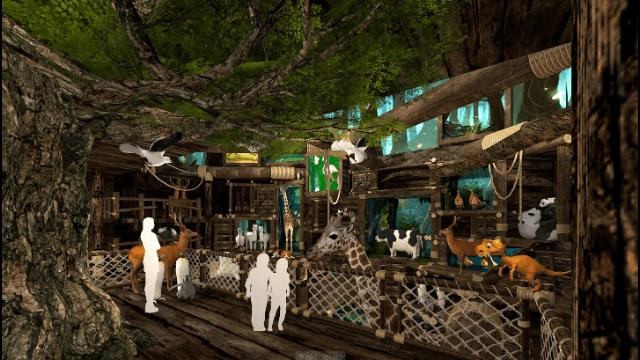 打卡安华汇欢乐舟主题公园,安华汇欢乐舟主题乐园真实视频