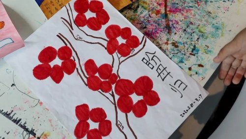 童画春天,春天的儿童画