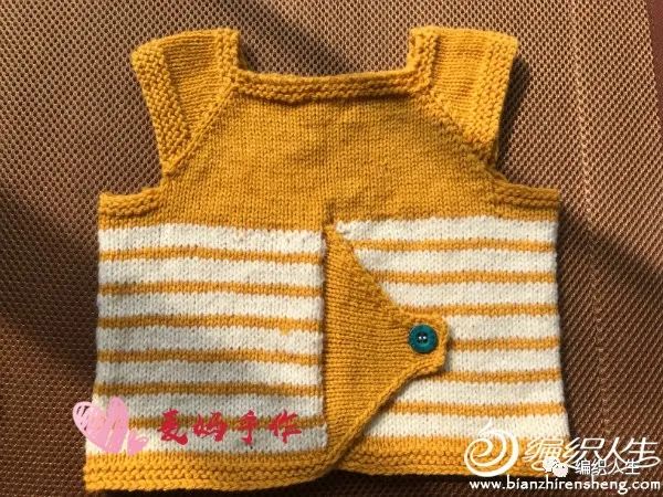 棒针宝宝背心编织图解,男童棒针背心编织图解