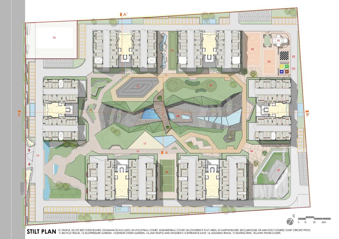 可持续的微环境-EXCELLENSEAA126公寓区/SanjayPuriArchitects