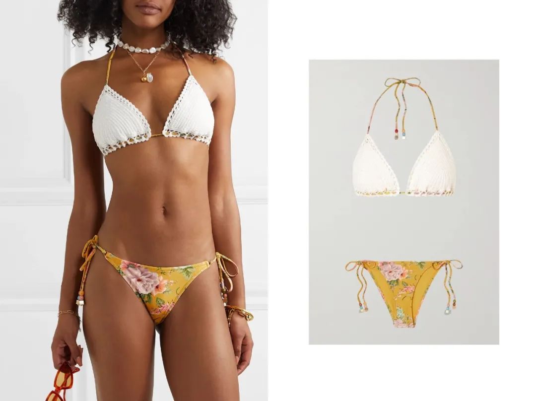 夏日泳装别致,海边浪漫泳衣