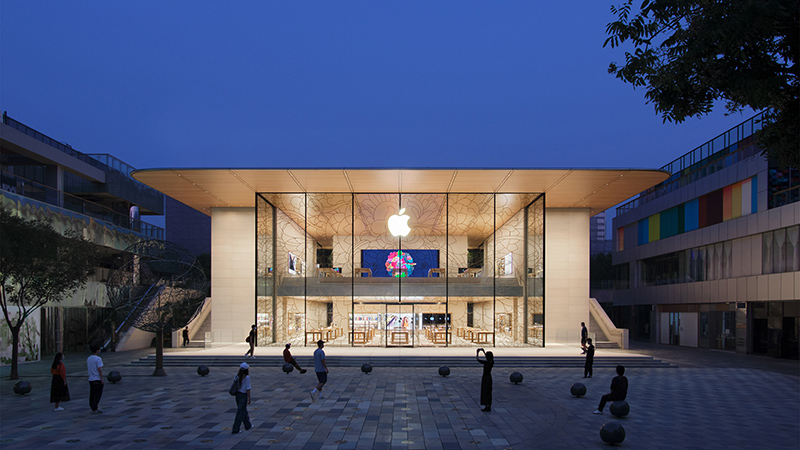 三里屯applestore开门,苹果线下applestore