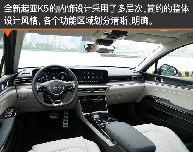 全新一代起亚k5介绍,超高的颜值全新起亚k5海外实车
